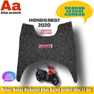 Karpet Motor Honda Beat 2020-2023 street delux karpet Alas Kaki Motor