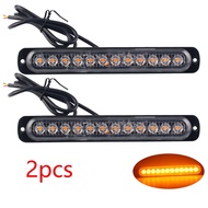 2x Emergency Beacon Warning Flash Strobe Bar Light Strobe Light indicator LampTruck Hazard Beacon 12