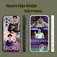 Casing For OPPO A33 A37 A35 F7 Neo 7 9 F11 Pro paris 2024 Malaysia Lee Zii Jia IGD10 Phone Case Squa