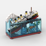 MOC Movie Titanic Super Cruise Ship Building Blocks Toys For Kids Boys And Girls Compatible With Leg