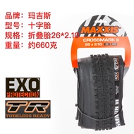 Maxxis Crossmark จักรยานเสือภูเขาพับยาง 27.5 26x1.95 2.1 Cross รูปแบบจักรยานยางด้านนอกสําหรับอุปกรณ์