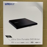 便宜王! 全新 超薄型 8X Nero 筆電 LITEON ES1 USB接頭 外接式燒錄機 外接式DVD光碟機