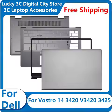 New Laptop Cover For Dell Vostro 14 3420 V3420 3425 Notebook Accessories LCD Back Cover Bezel Bottto