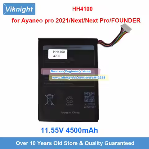 New HH4100 High-Capacity 4700mAh Battery for AYANEO AYA NEO 2021 Next Next Pro FOUNDER Handheld Game