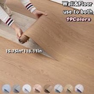 1Roll Vinyl Wall And Flooring Roll Sticker 15.7"W X 118"L/ 12.9 Sq.Ft, Peel And Stick Wall Tiles SXP