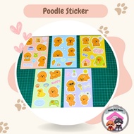 Cute Poodle Dog Stickers Poodle Stickers