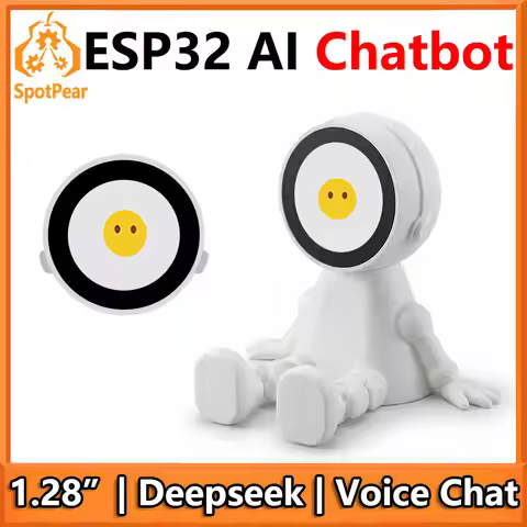 ESP32 AI Voice Chat Robot 1.28inch Development Board with 1.28 inch Round LCD Display Screen Deepsee