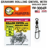 Seahawk Rolling Swivel With Duolock Snap YM-3004B Seahawk Snap YM3004B