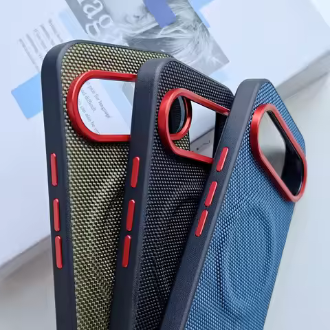 With Magnetic Ring Red Circle Lens Heightened to protect Case For Google Pixel10 Pro XL Pixel 10 Pro