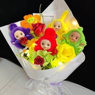 睇下文‼️［同行賣七百幾蚊］獨家原創｜正版天線得得b花束 teletubbies畢業花束 天...