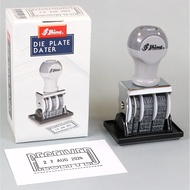 SHINY "RECEIVED" S-69 RUBBER STAMP WITH DATE COP GETAH RECEIVED (DIE PLATE DATE STAMP S-69) stamp st