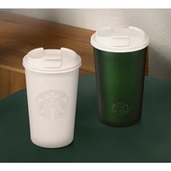 🎀【In Stock】2026 Starbucks Korea Signature To Go Cup Beige/ Green Tumbler 355ml/ 12oz (Thermos)
