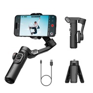 AOCHUAN 3-Axis Gimbal Stabilizer for Smartphone, Gimbal w/RGB Magnetic Fill Light Upgraded Face Trac