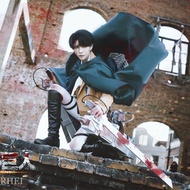 Cosplay Outfit - Attack on Titan (Allen/Mikasa/Levi) with Wings, Cloak & Shoes