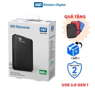 WD Elements USB 3.0 500GB Portable Hard Drive