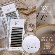 WOW LASH Q4 Big Flower Clover 0.06 Black Color/Natural Fluffy/Quick Feeling/Grafting Eyelashes