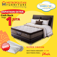 Springbed COMFORTA Super Dream FULL SET / Kasur Spring bed / Matras / Mattress