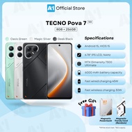 Tecno Pova 7 5G/LJ7 (8GB+256GB) Tecno Malaysia Set + Hadiah Percuma Free Gift