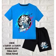 Setelan baju anak laki laki perempuan baju kaos setelan anak laki laki perempuan umur 6bln-10 tahun 
