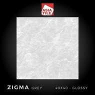 Keramik Asia 40x40 Zigma Grey Glossy