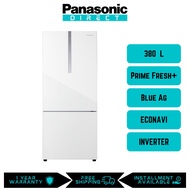 Panasonic NR-BX421WGW 2-Door Bottom Freezer Refrigerator Fridge Glass Door NR-BX421WGWM