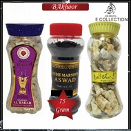 BAKHOOR ~ MAMOOL AL BADAR,OUD MABSOOS ASWAD,HASAK AL OUD (75GM)