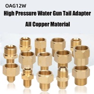 OAG12W 1Pcs Hose Connector, Hose Barb 3/8" 1/4" M14 M18 M22 Thread Male Female Adapter,  Pipe Fittin