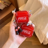 Cute Coke Pendant AirPods Pro 3 Generation Case Apple AirPods Pro 3/Pro2/Pro/4/3/2/1 Protective Cove