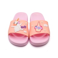 MEMON Toddler Little Kids Dinosaur Beach/Pool/Shower Slides/Anti-Skid Home Bath Slippers/Cute Summer