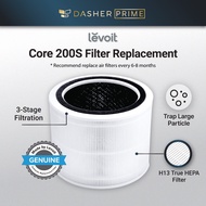 Levoit Core 200S True HEPA 3-Stage Original Replacement Filter - Core 200S-RF White