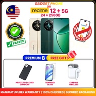 REALME 12 + 5G (24 + 256GB) Smartphone | Original New Set | 1 Year Realme Warranty