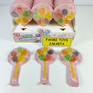 30 pcs gummy soft candy fan yummy gummy gummy candy