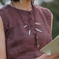 藏地日記 macrame喜馬拉雅水晶編織項鏈