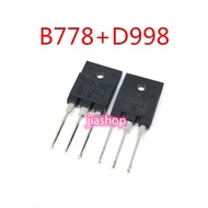 4 10 pcs 2SB778 2SD998 B778 D998 TO-3PF KTB778 KTD998 KB778 KD998 Audio high power matching tube tra