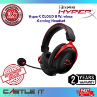 Hyperx CLOUD 2 II WIRELESS Gaming Headset (4P5K4AA) Cloud 2 DTS Virtual Surround Sound - BLACK/RED