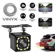 Kamera Mundur Mobil 4 x 3 12 LED Universal Car Rearview Camera Nightvision VINYX CCD CMOS 170