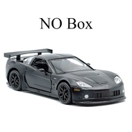 RMZ CITY 1:36 Corvette C6 Cool Black Alloy Diecast Car Model Toy With Pull Back For Children Gifts T