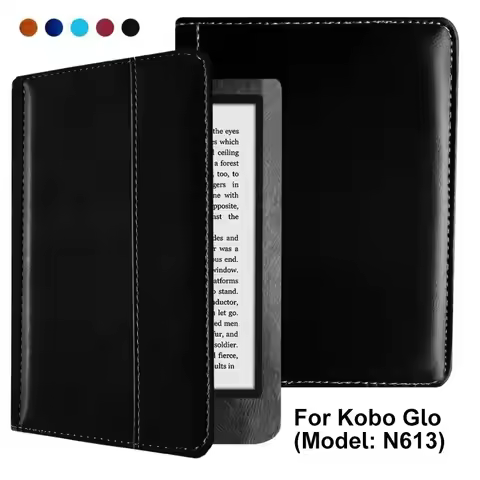 Premium 6 Inch E-Reader Case Anti-fall Shockproof Folio Cover Leather Microfiber Lining N613 Protect