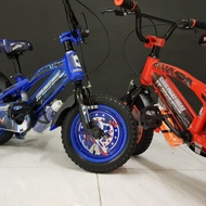 HTG Superhero Kids Bike 12" Kids Bicycle/ Superhero Theme High Quality Kids Bicycle with LED Wheel, 