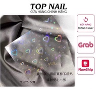 Sticker, Sticker Pieceg 3D reflective heart