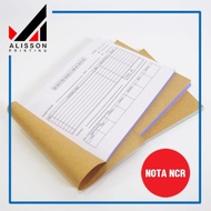 Cetak Nota NCR Custom 1 Ply / Rangkap @1 Rim (HVS 70gr)
