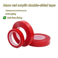 Nano red acrylic double-sided tape (high viscosity nail free fixation)