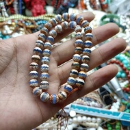 [1093 People Collection] One Piece 8mm Cinnabar Supply Blue First Line Master Dzi Beads Loose Beads 