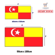 Selangor Flg / Bendera Selangor ( 2 x 4 Feet) 60cm x 120cm / ( 3 x 6 Feet) 90cm x 180cm