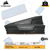 CORSAIR VENGEANCE DDR5 RAM 32GB (2x16GB) 5600MHz CL40 Intel XMP iCUE Compatible Computer Memory - Black