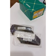 10PCS /PACK  ASAHI ALLEN KEY MADE IN JAPAN 3.0MM & 4.0MM CLEAR STOCK
