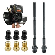 Bimetal Nano-Coated Heatbreak & E3D-V6 Nozzle Bundle (0.4mm) - 2 Heat Breaks + 3 Brass + 3 Steel Noz