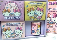 凱蒂貓 50週年 禮盒 hello kitty 50th馬克杯禮盒 HELLO KITTY  kt禮盒 馬克杯 kio-o 餅乾組