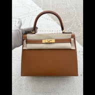 Hermes kelly 28 金棕金扣