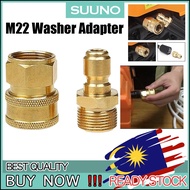 M22 Adapter High Pressure Wash Machine Water Quick Connect Nozzles Replacement Accessories 3/8 M22